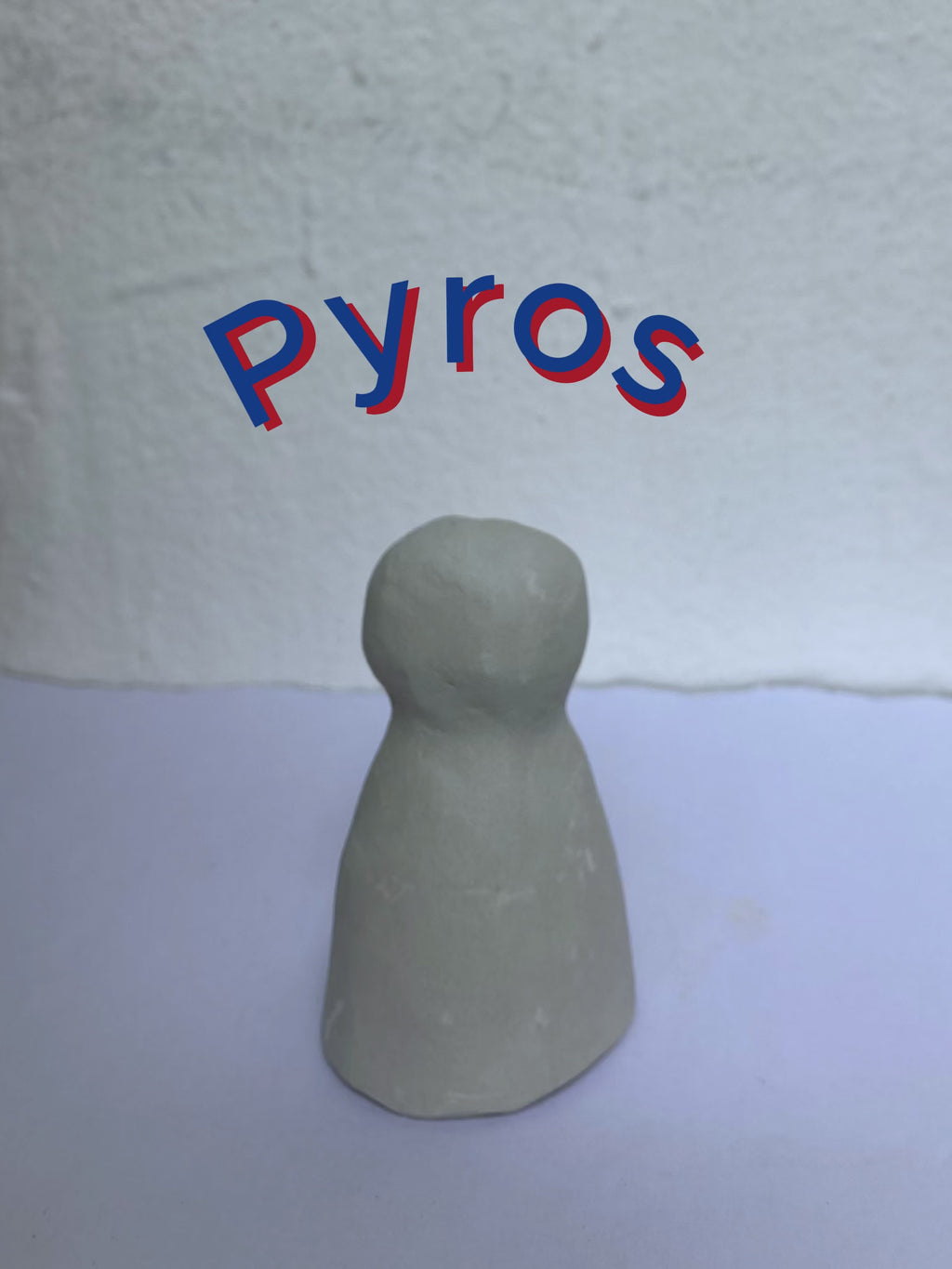 Pyros – Veilleur d'humain homme en grès